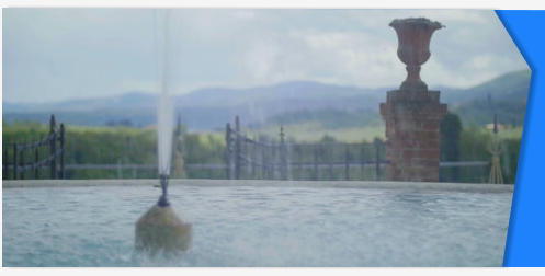 Fountain water stock footage