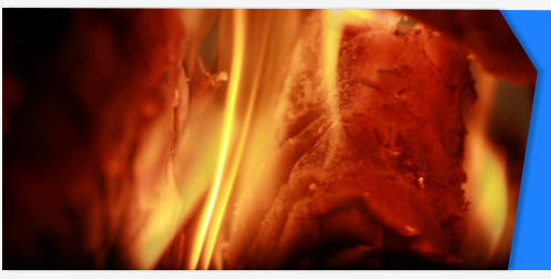 Burning wood fireplace campfire stock footage