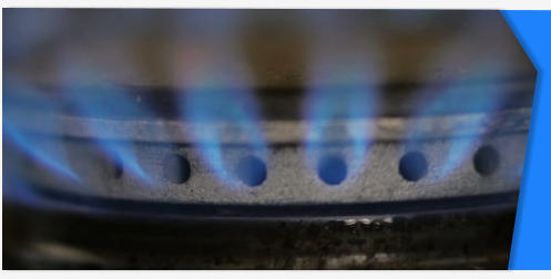 Gas fire pit stove stock footage