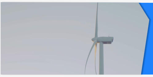 Wind turbine stock footage