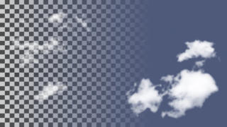 Sky Filler - Real Clouds - Transparent Background - Alpha Channel - Pre-Keyed