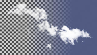 Sky Filler - Real Clouds - Transparent Background - Alpha Channel - Pre-Keyed