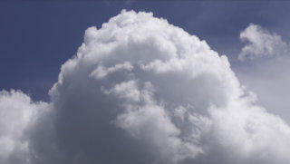 Cumulus cloud stock footage