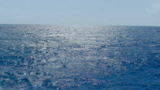 Sea sky horizon stock footage