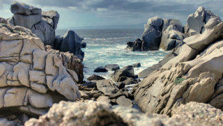 Capo Testa Sardinia stock footage