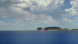 Capo Caccia Sardinia stock footage