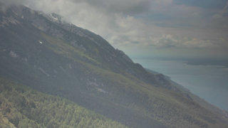 Monte Baldo Lake Garda stock footage