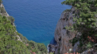 Capo Caccia Sardinia stock footage