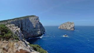 Capo Caccia Sardinia stock footage