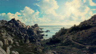 Capo Testa Sardinia stock footage