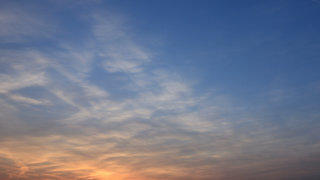 Sunset sky stock footage