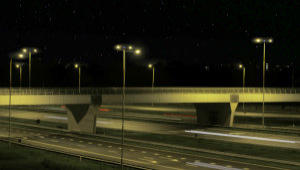 Highway bridge stock footage