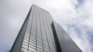 Modern office building stock footage