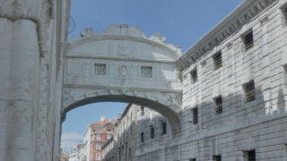 Bridge of Sighs Venice stock footage