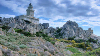 Capo Testa Sardinia stock footage