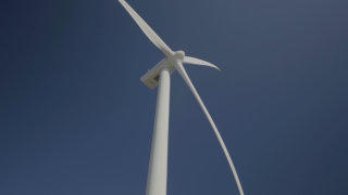 Wind turbine stock footage