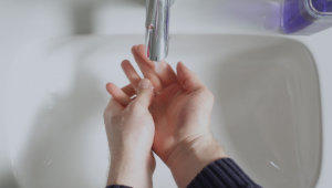 washing hands stock footage