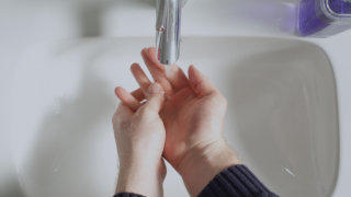 Washing hands COVID19 Coronavirus Corona virus stock footage