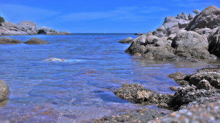 Baia Sardinia stock footage