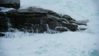 Crashing wave stock footage