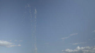 Fountain water stock footage