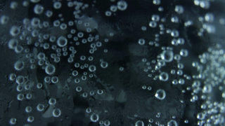 Ice water drink stock footage